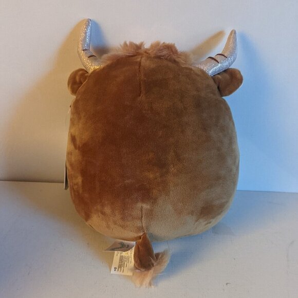 NWT 8" Calton Highland Cow Squishmallows Plush Stuffed Animal Ranch Farm Western - Picture 2 of 6